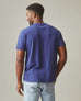 Men's Premium Slub Crew Tee - Blue Ribbon